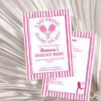Letzte Swing Tennis Country Club Bachelorette