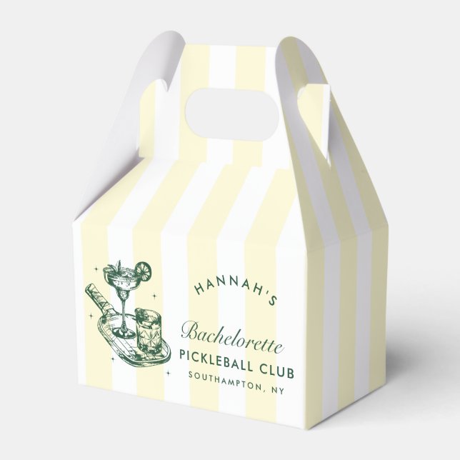 Letzte Swing vor dem Ring Pickleball Bach Weekend Geschenkschachtel (Vorderseite)