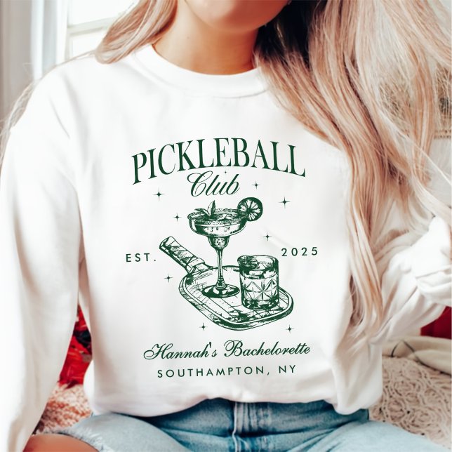 Letzte Swing vor dem Ring Pickleball Bach Weekend Sweatshirt (Von Creator hochgeladen)