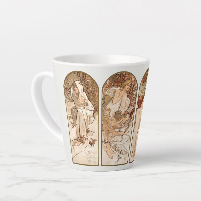  LETZTE TASSE: ALPHONS MARIA MUCHA : DIE SAISONEN MILCHTASSE (Linke Ecke)