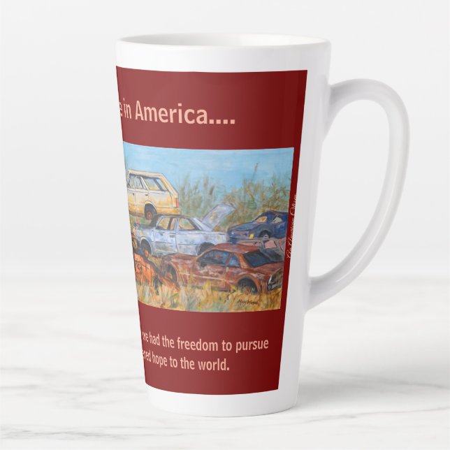 Letzte Tasse: Es war einmal eine Zeit in Amerika,  Milchtasse (Rechts)