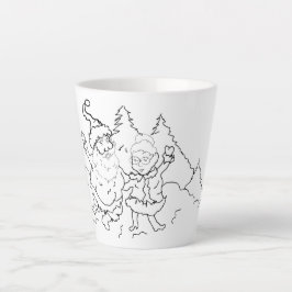 Letzte Tasse; Herr & Frau Claus Milchtasse