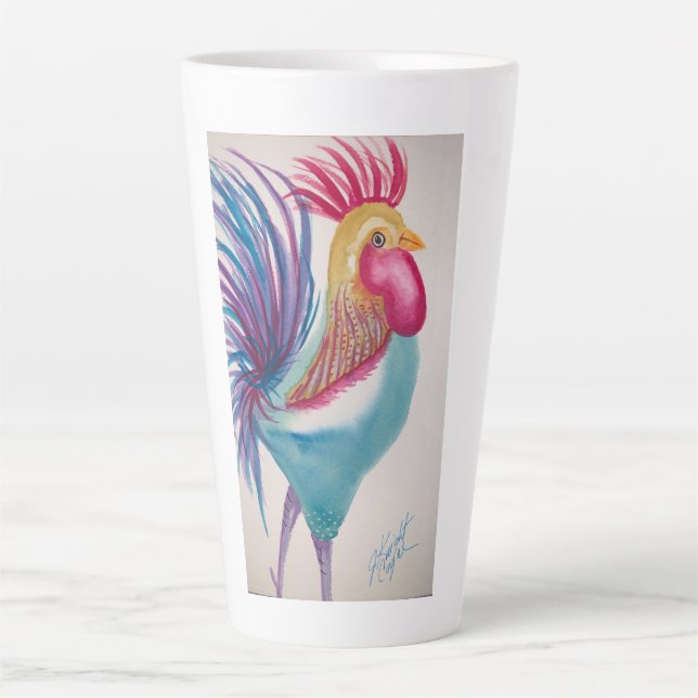 Letzte Tasse mit Rasterdesign (Vorderseite)