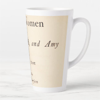 Letzte Tasse mit Vintager Seite von Little Women