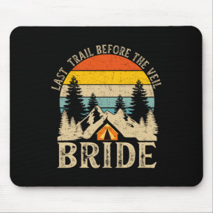 Letzte Tour vor der Braut Retro Camp Junggesellena Mousepad