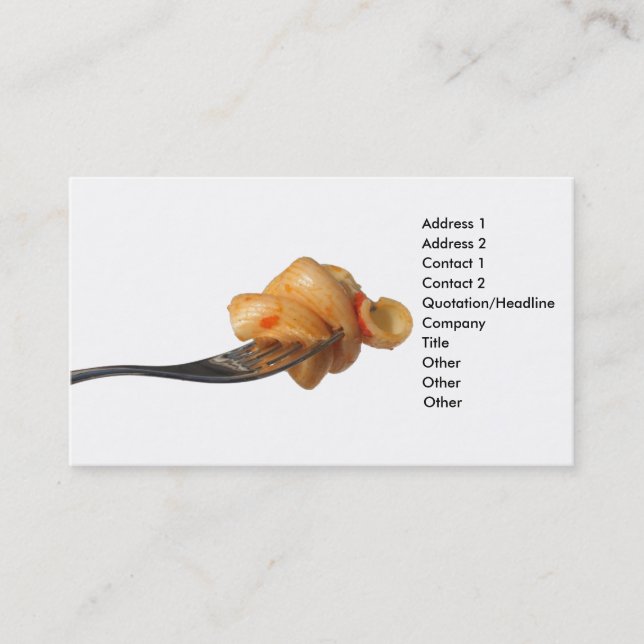 Letzte Visitenkarte (Vorderseite)