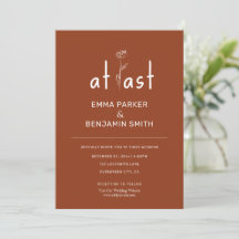 Letzte Wildblume Rost Moderne Minimalistische Hoch