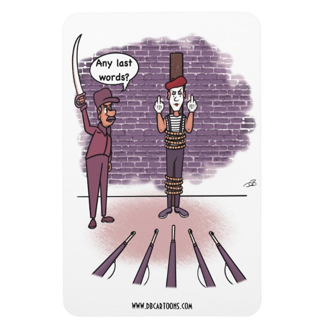 Letzte Worte Magnet (Vertikal)