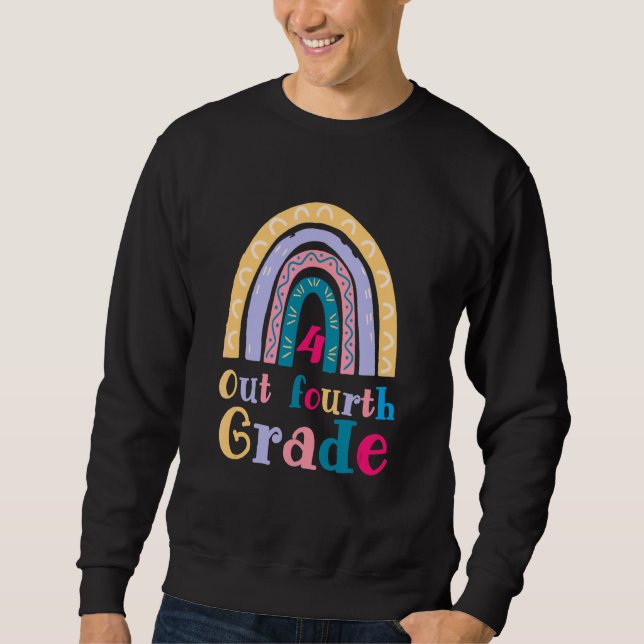 Letzten Schullehrertag: 4. Klasse Sweatshirt (Vorderseite)