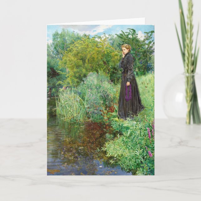 Letzten Sommer waren die Dinge grüner | Byam Shaw Karte (Vorderseite)