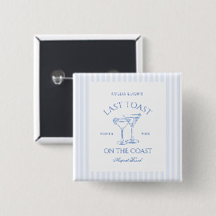 Letzten Toast am Strand Blue Bachelorette Button