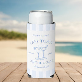 Letzten Toast am Strand Blue Bachelorette Selters Dosenkühler