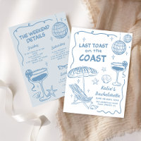 Letzten Toast am Wochenende des Küstenbachelorette