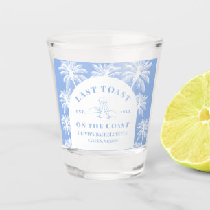 Letzten Toast an der Küste Strand Bachelorette Schnapsglas