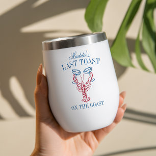 Letzten Toast auf dem Junggeselinnen-Abschied der 