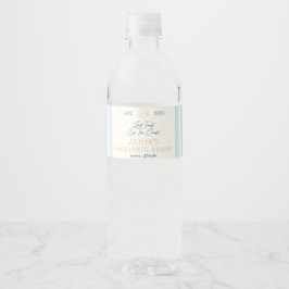 Letzten Toast auf der Bachelorette-Wasserflasche