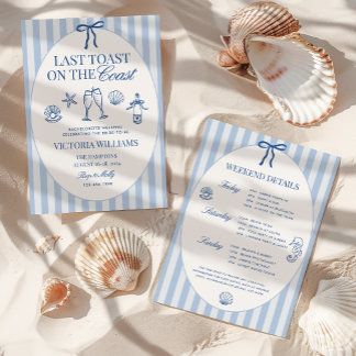 Letzten Toast auf der Küstenstraße Einladung