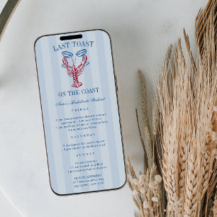 Letzten Toast auf der Küstenstraße Einladung