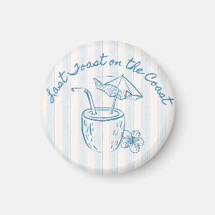 Letzten Toast über die Coast Junggeselinnen-Abschi Magnet