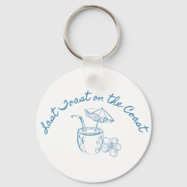 Letzten Toast über die Coast Junggeselinnen-Abschi Schlüsselanhänger