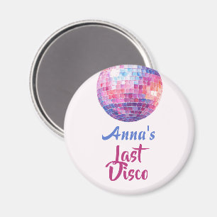 Letzter Disco-Junggeselinnen-Abschied Pink Magne Magnet
