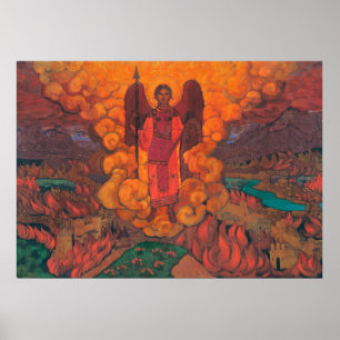 Letzter Engels-großer Leinwand Giclee Fotorezeptor Poster