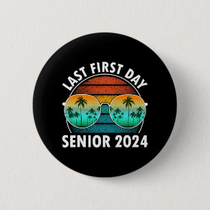 Letzter erster Schultag Senior 2024 Sungles Boys Button