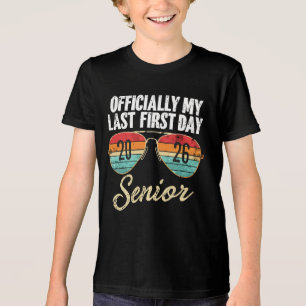 Letzter erster Schultag Senior 2026 Tri-Blend Shirt