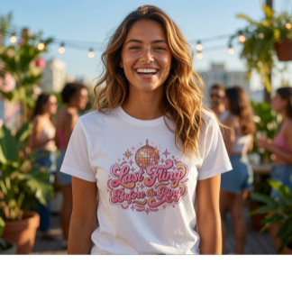 Letzter Flirt vor dem Ring | Retro-Disco-Junggesel T-Shirt