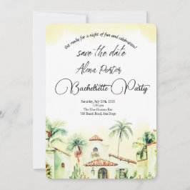 Letzter Flug vor dem Ring Bachelorette Bash Einladung