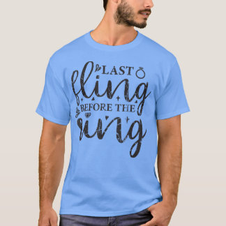 Letzter Flug vor der Ringbride Bridesmaid Bachelor T-Shirt
