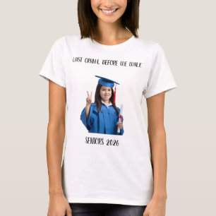 LETZTER KRIECELSCHRITT BEVOR WIR LOSLaufen, Maßges T-Shirt