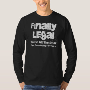 Letzter legaler 21. Geburtstag für Männer Frauen 2 T-Shirt