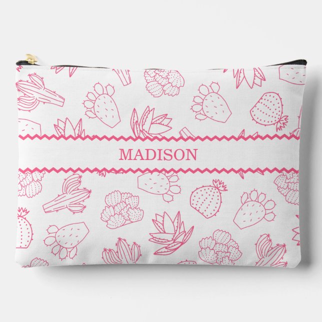 Letzter Rodeo-Rosa-Junggeselinnen-Abschied Zubehörtasche (Vorderseite)