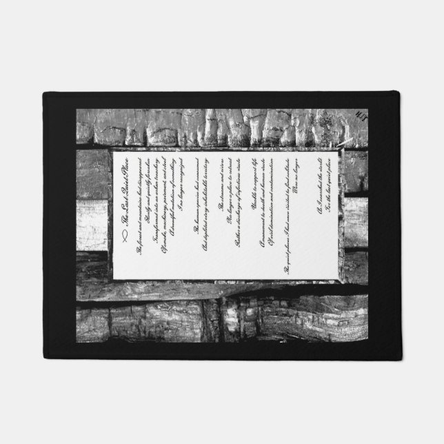 Letzter ruhiger Ort Fußmatte (Vorderseite)