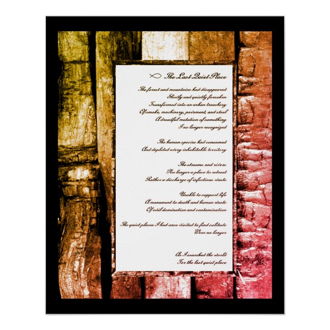 Letzter ruhiger Ort Poster (Vorderseite)