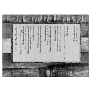 Letzter ruhiger Ort Schneidebrett