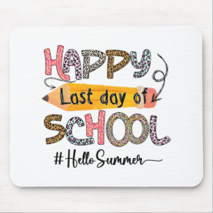 Letzter Schullehrer Kinder Abschluss Letzte Nacht Mousepad