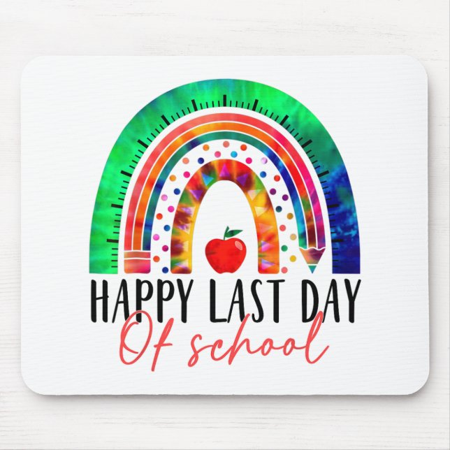 Letzter Schullehrertag Abschluss regnet Mousepad (Vorne)