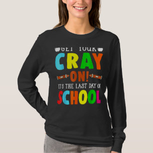 Letzter Schullehrertag Kinder Kindergarten Presc T-Shirt