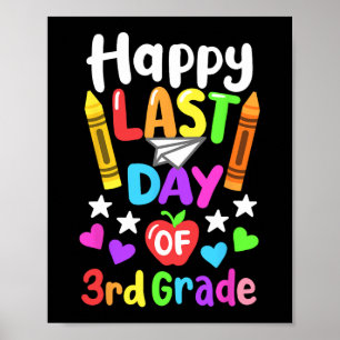 Letzter Schultag 3. Klasse CL 2024 Kinder Poster