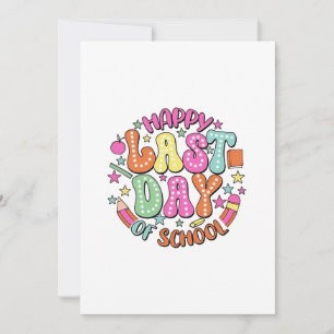 Letzter Schultag Einladung