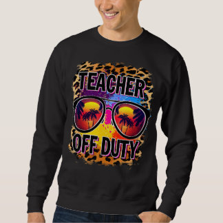 Letzter Schultag für Dozent Leopard P Sweatshirt