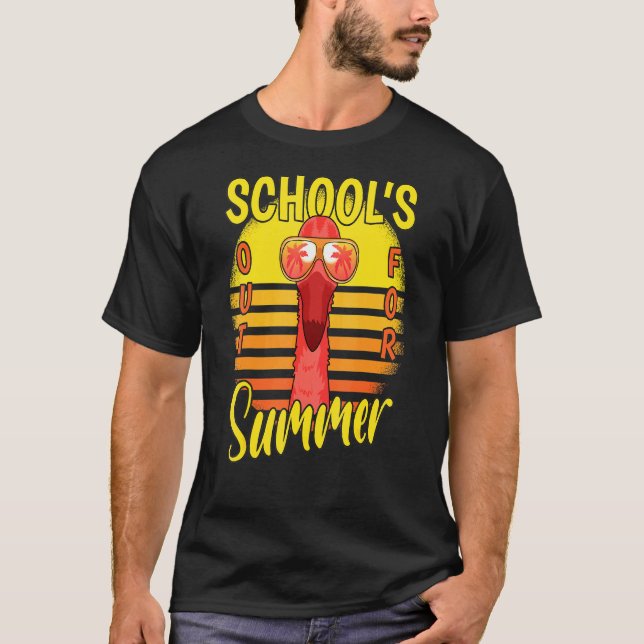 Letzter Schultag für Sommerferien T-Shirt (Vorderseite)