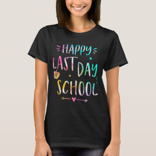 Letzter Schultag Lehrer Frauen Kinder T-Shirt