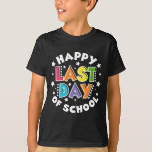 Letzter Schultag Lehrer Kinder Letzter Schultag T-Shirt