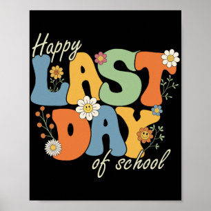 Letzter Schultag Schüler Lehrer Poster