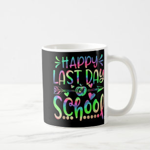 Letzter Schultag Tie Dye Schüler und Lehrer G Kaffeetasse
