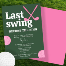 Letzter Schwung vor dem Ring Golf Junggesellinnena