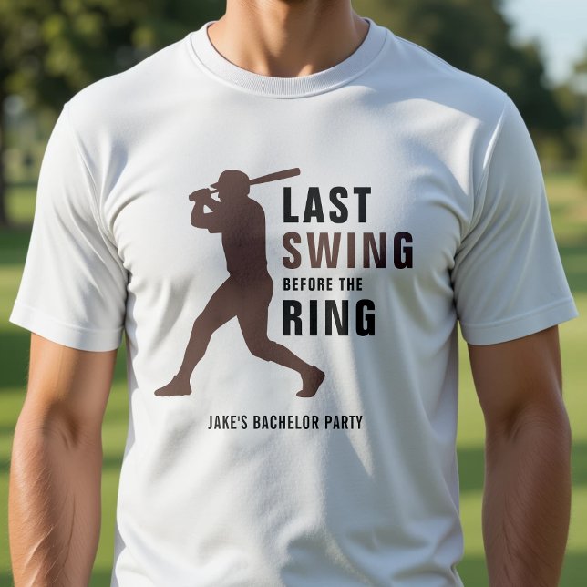 Letzter Schwung vor dem Ring Junggesellenabschied  T-Shirt (Von Creator hochgeladen)